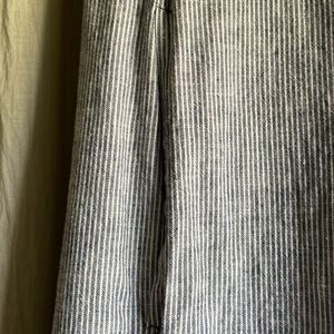 Eileen Fisher cap sleeve hemp/cotton dress size L with pockets